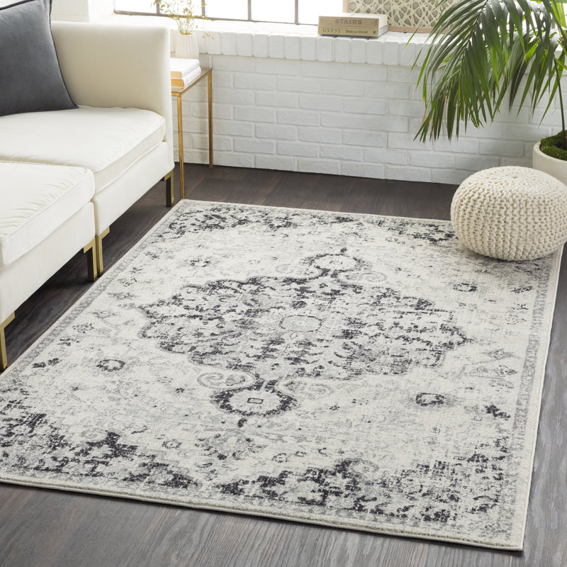 Hillsby Black/Light Gray/Beige/Charcoal Area Rug & Reviews Joss & Main